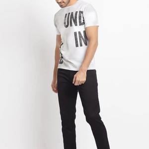 Camiseta holgada de algodón 100% al por mayor para hombre, cuello redondo, con impresión de calidad, ideal para el verano - Product Image 2