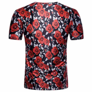 เสื้อยืดผู้ชายแฟชั่นฤดูร้อน ผ้าฝ้ายถัก 100% พิมพ์ลายแบบซับลิเมชั่น ขายดีที่สุด สวมใส่สบาย ระบายอากาศได้ดี คุณภาพสูง รับสั่งทำ - Product Image 3