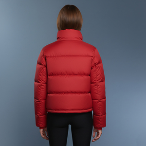 Chaqueta Acolchada de Invierno para Mujer, Estilo Urbano, Casual, Impermeable, con Capucha, Holgada, Gruesa, Cálida, de Algodón, con Logotipo Personalizado - Product Image 3