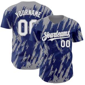 Maillot de baseball d'hiver personnalisé vierge avec logo frontal, entièrement boutonné, en coton biologique antibactérien, unisexe, col en V, sérigraphie sur sangle en T - Product Image 3
