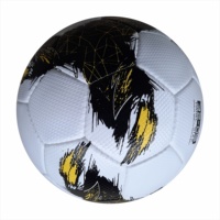 Ballon de football TEQVOLY officiel, cousu à la main, léger, design unique, en cuir/PU, modèle -CC-002, fabriqué en PK