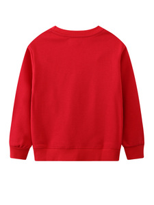 Sudadera navideña verde para niños, jersey de cuello redondo con bordado de Papá Noel, muñeco de nieve y camión, top de invierno - Product Image 5