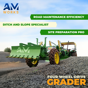 Accesorio Nivelador para Tractor 5075E (75HP), Cuchilla Niveladora de Servicio Pesado de 2400 kg, Sistema Hidráulico Delantero, Bajo Mantenimiento - Product Image 4