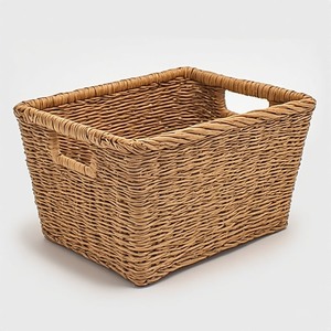 Panier contemporain en jonc de mer naturel, idéal pour les intérieurs minimalistes et les espaces de vie bien organisés et propres - Product Image 3