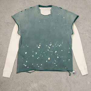 Camiseta Negra Extra Grande para Hombre con Estampado en Contraste en las Mangas, Estilo Urbano, Cuello Redondo, Manga Corta, Jersey de Algodón, Diseño Gráfico de Marca - Product Image 5
