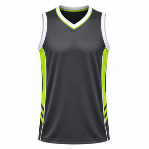 Maillot de basket-ball sur mesure OEM de haute qualité, grande taille, maille respirante, 100% polyester, entièrement sublimé, séchage rapide, uniforme de basket-ball - Product Image 5
