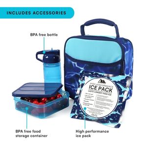 Set Pranzo Dark Waters: Borsa Termica Premium di Alta Qualità - Product Image 3