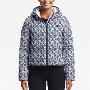 Veste matelassée élégante pour femme, douce et isolante, à capuche, idéale pour le quotidien, les sorties décontractées, les promenades par temps froid et les escapades de week-end - Product Image 1