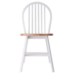 Windsor 2-Piece Natural and <b>White</b> <b>Dining</b> <b>Chair</b> Set - Product Image 3