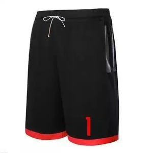 Shorts de basketball personnalisés avec logo imprimé sur le devant, entraînement sportif, séchage rapide, 100% polyester, taille élastique, vêtements de sport pour hommes pour les équipes - Product Image 6