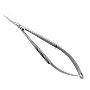 Ciseaux à ressort professionnels russes courbés micro-ciseaux à action à ressort pour la beauté, la broderie, la coupe des sourcils, la manucure, nouveau design - Product Image 1