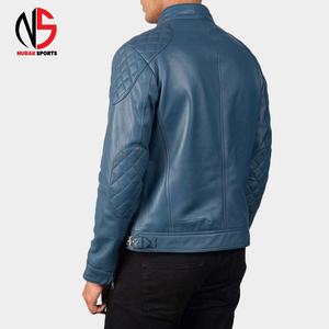 Chaqueta de Cuero para Motociclista, Hombre, de Alta Calidad, Color Sólido, Estilo Casual, con Logotipo Frontal, Impermeable, Transpirable y Resistente al Viento, para Invierno - Product Image 2