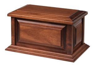 Urne funéraire en bois artisanale, porte-tribut commémoratif, conçue avec une construction fiable et le charme du bois naturel - Product Image 4