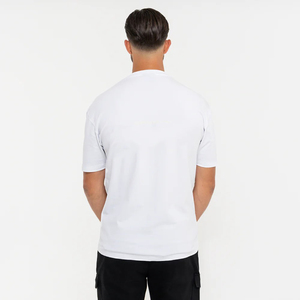 เสื้อยืดทีมเปล่าราคาส่งถูกสำหรับโปรโมชั่น พิมพ์ลายกราฟิกได้ตามสั่ง สำหรับผู้ชาย ผ้าโพลีเอสเตอร์ผสมคอตตอน พร้อมป้ายกำกับแบบกำหนดเอง - Product Image 2