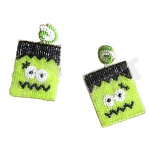 Helloween ต่างหูแฟชั่นพิเศษ, สินค้ามาใหม่ลูกปัดทำด้วยมือปักเลื่อมหวานอินเทรนด์สร้างสรรค์ - Product Image 1