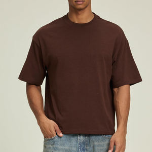 Camisetas de algodón para hombre, corte holgado, en stock, estilo vintage, con impresión gráfica personalizada, camisetas cortas para hombre en venta al por mayor. - Product Image 5