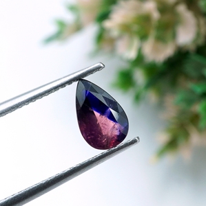 Zafiro natural rosa azul Winza, gema tallada en forma de pera, piedra suelta para la elaboración de joyas, zafiro sin calentar ni tratar. - Product Image 5