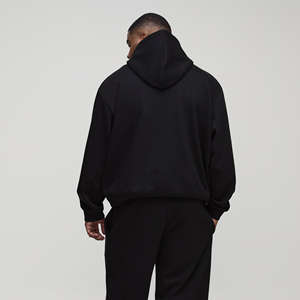 ชุดวอร์มทรงบ็อกซี่ขนาดใหญ่พิเศษขายดีสำหรับผู้ชาย ชุดฮู้ดดี้และกางเกงจ็อกเกอร์แบบผ่าชาย ทันสมัยสำหรับผู้ชาย ขายส่งชุดวอร์มแบบสั่งทำ - Product Image 4