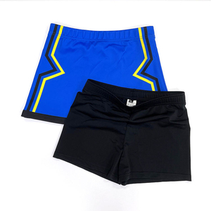 Tenue de cheerleading bleue, rouge et blanche avec imprimé étoiles, haut à col en V et jupe plissée pour les spectacles des équipes de cheerleading, uniformes pour femmes - Product Image 6