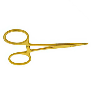 คีมหนีบยึดเส้นเลือดแบบตรง พรีเมียม รุ่น Mosquito Forceps ด้ามจับสีทอง ขนาด 3.5 นิ้ว  วัสดุสแตนเลส สำหรับการผ่าตัดทั่วไป - Product Image 3