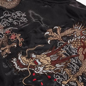 Chaqueta Sukajan Vintage de Satén Brillante de Alta Calidad con Bordado Real y Tela Duradera para Salidas Informales - Product Image 6