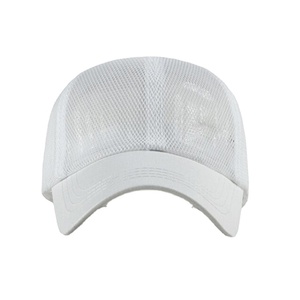 New Unique Colors Custom Summer Mesh Trucker Hat with Cotton <b>Sweatband</b> Embroidered Baseball Net Casual Sports Fitted Plain Hat - Product Image 1