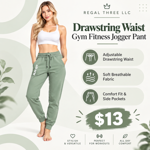 Pantalones Deportivos para Mujer con Cintura Ajustable, Tela Suave y Transpirable, Bolsillos Laterales, Ropa Deportiva para Dama, Pantalones de Poliéster - Product Image 1