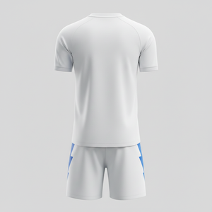 ชุดฟุตบอลแบบยูนิเซ็กซ์พร้อมกางเกงขาสั้น ชุดโยคะออกกำลังกายสองชิ้น ชุดฝึกซ้อมฟุตบอล ชุดกีฬาฟิตเนส รับผลิตตามแบบ OEM - Product Image 2