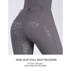 Breathable Full Seat Silicone Grip Ladies Horse Riding Leggings Wholesale Custom Women Equestrian Breeches For Competition Use - Product Image 6
