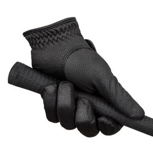Latest Breathable Genuine Leather Golf Glove Right Hand Hook And Loop Closure Unisex Sports Glove Genuine Leather - Product Image 3