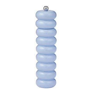 Elegante Molinillo de Sal o Pimienta Alto con Diseño Acanalado y Acabado Lacado, Moderno Molinillo de Sal y Pimienta en Forma de Columna, Ideal para Decoración de Cocina - Product Image 3