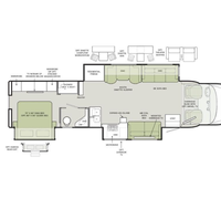 Autocaravanes de Luxe Confortables d'Occasion 2024 2025 2026 TIFFIN RV ALLE- GRO BAY 38AB DISPONIBLE
