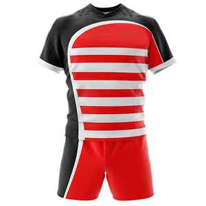 Fabricant pakistanais d'uniformes de rugby pour adultes, short imprimé, léger, respirant, séchage rapide, antibactérien, 100% polyester, devant imprimé - Product Image 6