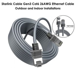 Durable Star Link <b>Cable</b> Replacement High Speed Internet Satellite Dish Connection Wholesale Supply - Product Image 5