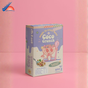 กล่องซีเรียลแบบกำหนดเองพร้อมตัวเลือกหน้าต่าง |   วัสดุที่ปลอดภัยสำหรับอาหาร - Product Image 2