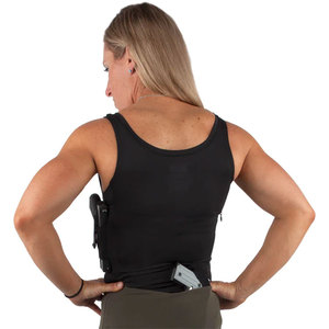 Camisetas sin mangas para mujer con bolsillos ocultos para portar armas, camisetas con funda oculta para portar armas - Product Image 6