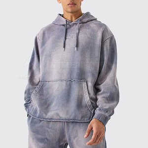 Acid Wash <b>Tracksuit</b> Fashionable Street Style Outfit With Comfortable Fit And Modern Look - Product Image 6
