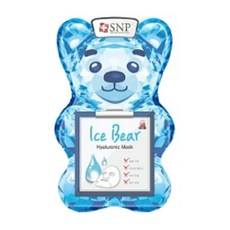 Maschera viso idratante SNP all'acido ialuronico, 80 pezzi, Ice Bear Sheet Mask, 1 confezione scontata - Product Image 1