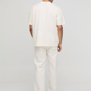 T-shirts pour hommes vintage délavés à l'acide personnalisés, 100% coton, 250 GSM, streetwear surdimensionné avec impression DTG, impression sérigraphique - Product Image 4