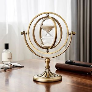 Solid Brass Sand <b>Timer</b> Handmade Decorative Vintage Hourglass Elegant Home Office Table Accent Gift - Product Image 4