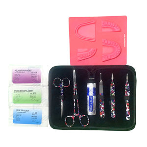 Kit de Sutura Quirúrgica de Acero Inoxidable, Instrumentos Médicos, Kit de Sutura Veterinaria, Kit Quirúrgico de Primera Calidad - Product Image 1