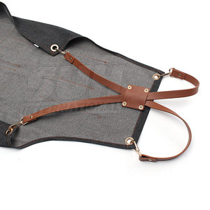 Delantales de Cocina de Algodón de Alta Calidad, Impermeables, Transpirables, Ecológicos, Duraderos y Ajustables, Delantales de Restaurante para Cocinar - Product Image 4