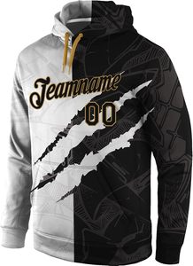 Sweat-shirts de baseball personnalisés pour hommes et femmes, créez votre propre sweat-shirt avec votre nom et votre numéro, sweat-shirts d'équipe sportive personnalisés - Product Image 3
