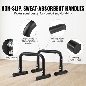 Heavy Duty 500 Lbs Dip Stand Station Heave Fitness allenamento paralette Push Stand parallele di stabilità per Home Gym Dip Dip - Product Image 5