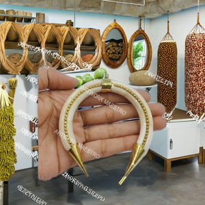 Buffalo Ox Bone Brass worked Pendant <b>Locket</b> Necklace Handmade Artisan Bijoux Italy Jewellery accessories Fancy Pendants Newly - Product Image 4