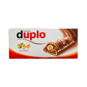 Ferrero Duplo Barres de chocolat au lait 24 unités, garniture premium aux noisettes, couche de gaufrette croustillante, chocolat au lait onctueux - Product Image 1