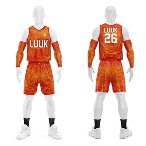 Men's Basketball Uniform Custom Sublimated Jersey and Shorts Set Performance <b>Athletic</b> Sportswear for Basketball Teams - Product Image 1
