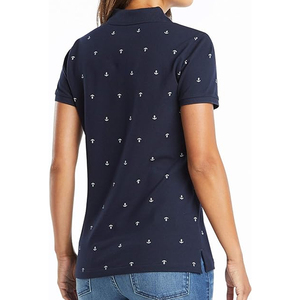 New Short Sleeve Top T-Shirt Women <b>Spring</b> Summer Lapel Print Versatile Polo Shirt for Women Clothing Casual Tops - Product Image 3