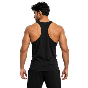 Custom Men <b>Stringer</b> Tank Top Bodybuilding Gym <b>Vest</b> Sleeveless Workout Shirt Fitness Training Quick Dry Athletic Sportswear Black - Product Image 4
