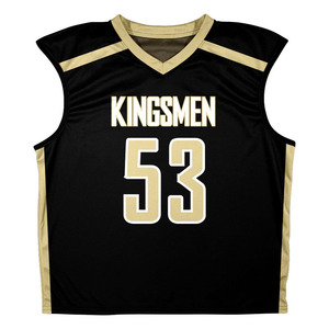 Jersey de Lacrosse Personalizable sin Mangas con Logotipo y Nombre del Jugador Impresos - Product Image 1